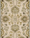 Area Rug 5x7 Rectangle Transitional Ivory Color - Surya Basilica Rug from RugPal