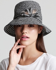 Stick a feather in your cap: this feather-embellished August Accessories fedora takes a basic style up a notch.