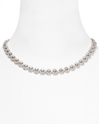 An easy shot of sparkle that makes every outfit a little more glamorous - this crystal-set necklace from Lora Paolo goes everywhere (and look great doing it.)