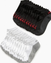 He'll be stylish all the way down to his feet in this six-pack of Puma runner socks.