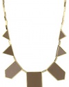 House of Harlow 1960 Gold-Plated Station Leather Necklace