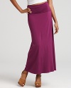 This soft and stretchy Splendid maxi skirt features a foldover waist for a flattering finish.
