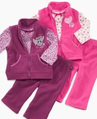Two terrific sets for your baby girl that will have her looking fabulous this season.