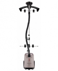 Dry cleaner results, at-home convenience. This garment steamer from Rowenta features fingertip controls to provide unprecedented control over steam levels, delivering professional power that can transform clothing, upholstery and other household fabrics from shabby to chic in seconds. One-year limited warranty. Model IS5100.  Qualifies for Rebate