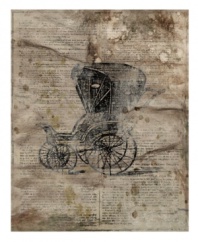 The appeal of this Leftbank print of an antique baby carriage is many. It's romantic, historical and mysterious, something that will attract a lot of visual attention wherever it's displayed.