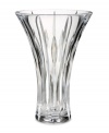 Wedge cuts and a dramatic shape in Marquis by Waterford crystal give the Sheridan Flared vase a look of unparalleled splendor.