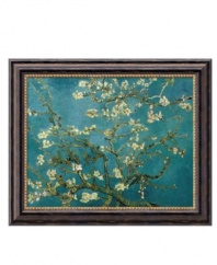 Painted in celebration of his nephew's birth, Van Gogh exuberantly captured flowering almond branches set against the brilliant blue sky of south of France. And the canvas transfer by Amanti faithfully renders the original colors as the artist intended.