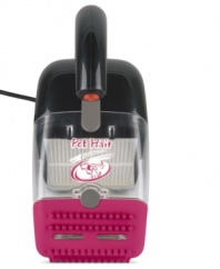 Stop fighting with flyaway pet fur! This Bissell handheld vacuum is designed specifically for pet hair pick-up, offering superior power, interchangeable nozzles and compact convenience for cleanup anywhere. One-year limited warranty. Model 33A1B.