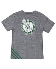 Sport your favorite team's gear with this court-ready Boston Celtics tee from adidas.