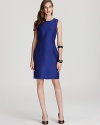 Keep your cool in a kate spade new york dress splashed with a vibrant cobalt hue. Set off the minimalist silhouette with flashes of liquid silver.