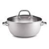 Anolon Chef Clad Stainless Steel 5-1/2-Quart Covered Casserole