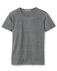 Alternative cuts its best-selling crew down to size for sustainability for the next generation! Made of incredibly soft Eco-Heather, this crew-neck tee has a great feel and a classic look.