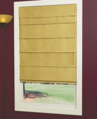 A silky smooth alternative to standard Roman shades, this faux silk Roman roller shade features a streamlined design with an ultra-soft hand. Perfect for adding elegance and texture to any room, it is also lined for convenience and cordless for added safety.
