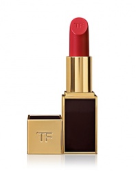 To Tom Ford, there is no more dramatic accessory than a perfect lip. It is the focus of the face and it has the power to define a woman's whole look. Each lip color is Tom Ford's modern ideal of an essential makeup shade. Rare and exotic ingredients including soja seed extract, Brazilian murumuru butter and chamomilla flower oil create an ultracreamy texture with an incredibly smooth application. Specially treated color pigments are blended to deliver pure color with just the right balance of luminosity.