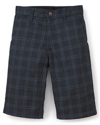 An essential for summertime style, Volcom's tonal plaid shorts balance classic and contemporary elements with aplomb.