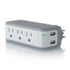 Belkin 3 Outlet Wall Mount Mini Surge Protector with USB Charger