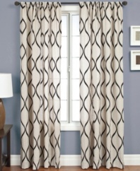 Presenting a flowing vertical line pattern, the Pavilion window panel offers a sophisticated, Modern design that's perfect for adding extra dimension to any room. Offered in an array of tonal pairings to complement your room's palette.