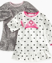 Send her to sleep in style with fun patterns on these nightgowns from Carter's. (Clearance)