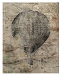 Let your imagination take flight with this vintage-looking print of an early hot air balloon by Leftbank. Inviting bohemian charm to your home is as easy as hanging this wall-ready print anywhere in your house or apartment.