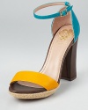 In two primary hues, these VINCE CAMUTO sandals boast a color blocked design and feminine silhouette.