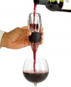 Wine Enthusiast gives red wine a breath of fresh air with the Vinturi wine aerator. This smart, easy-to-use design instantly enhances flavor, bouquet and finish as the wine pours from bottle to glass. An accompanying stand prevents drips in between servings.