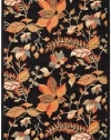 Area Rug 6x6 Square Country & Floral Black - Multi Color Color - Safavieh Blossom Rug from RugPal