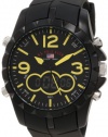U.S. Polo Assn. Men's US9237 Black Analog Digital Strap Watch