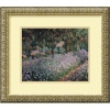 The Artist's Garden at Giverny, 1900 by Claude Monet, Framed Print Art - 14.12 x 16.12