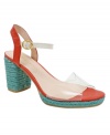 Switch it up. GH Bass's Love Rachele Antonoff Olga platform sandals are colorful, clear, and fun.