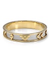Work Southwestern-inspired shine on your wrist with House of Harlow's 1960's Aztec bangle. Solo or stacked, the leather and gold bracelet exudes exotic.