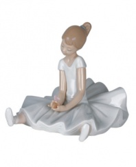 For the tiny dancer with big dreams, this handmade porcelain figurine from Lladró presents quiet joy and a wish for future success.