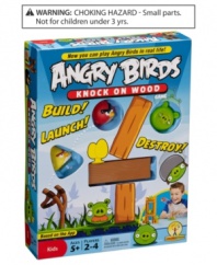 Bring the wildly popular Angry Birds phone game to your home with this fantastically fun board game set.