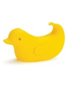 A spout cover that brightens up the bath while keeping baby's head safe from bumps. The sleek design includes an adjustable strap that fits snugly on most tub spouts, and a tail that's also a handy hook, so that Ducky can hang around when bathtime's done.