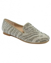 Steve Madden's Concord smoking flats give you luxe style and sparkle, all at once.