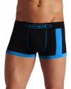 Papi Men's Rugby Allover Mesh Brazilian Trunk, Blue, X-Large