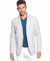This seersucker blazer from American Rag is a summertime classic that will smooth out your style.