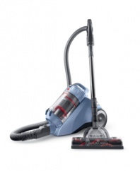 Keep the clean coming! Refresh your space with the comprehensive approach of powerful suction that never fades and a motorized swivel nozzle that gets down deep to take out dirt and grime. Fingertip controls and a 17 retractable cord give you easy mobility that takes on your entire home. 1-year warranty. Model SH40060.