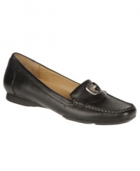 A seasonless classic. The Search loafers by Naturalizer are a brilliant choice for everyday wear. A unique metal turnlock updates the timeless leather silhouette.