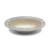 Hand made in sand-cast aluminum decorated with hand cut inlaid Mother of Pearl tiles and framed with a Mother of Pearl mosaic border - this oval bowl is a perfect sauce or Hors d'Oeuvres Tray. Pair with the Classic Spreader Knives for the perfect entertaining set. Food safe.