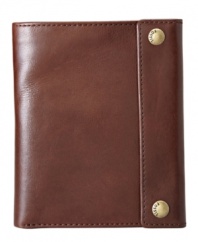 Pack your passport within the confines of luxurious leather for a stylish travel look.