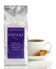 Frango's classic chocolate caramel candies are now in sippable form. Savor this decadent blend that is packed in a one-way valve bag, offering the freshest coffee straight from the roasters. Perfect for placing on your dessert menu at any occasion!