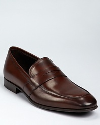 From To Boot New York, the classic penny loafer rendered in burnished Italian leather.