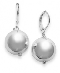 Shimmering and striking! Style&co.'s beautifully beaded drop earrings are set in silver tone mixed metal. Whether you wear them for work or weekends, they're sure to look chic. Approximate drop: 7/8 inch.