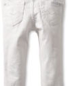 7 For All Mankind Baby-girls Infant The Roxanne, Clean White, 12 Months