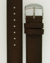 JP Leatherworks Leather Watchband Fits Philip Stein Large Size 2, 20mm Dark Chocolate Brown With Spring Bars