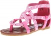 Steve Madden Tiezabel Sandal (Toddler/Little Kid),Pink Fabric,8 M US Toddler