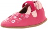 Robeez Soft Soles Jazzy Jenn Crib Shoe (Infant/Toddler),Hot Pink/Pastel Pink,0-6 Months (1-2 M US Infant)
