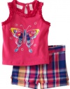 Kids Headquarters Baby-girls Infant Butterfly Top and Short