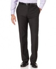 Corner-office classic. These pants from INC International Concepts are primed and ready for your 9-to-5 rotation.
