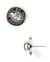 Treat your ears to logo love with the MARC by MARC JACOBS' hard-hitting turnlock studs.